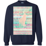 Whimsical Cat, Pink Turquoise Girly Aztec Pattern T- T-Shirt