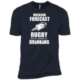 weekend forecast rugby with a chance of drinking T-Shirt