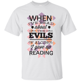 when i've read about the evils of alcohol i gave up reading