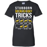 siberian husky stubborn tricks T-Shirt