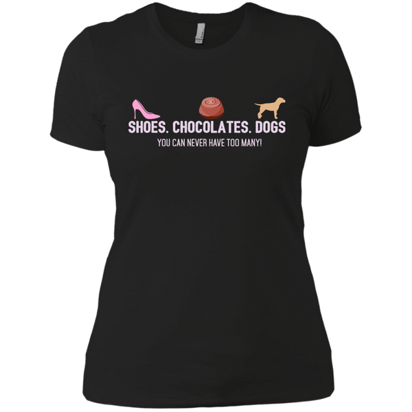 shoes. chocolates.dogs. T-Shirt
