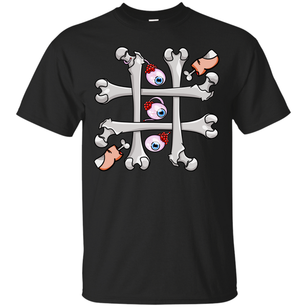 tic tac toe with real toes halloween T-Shirt