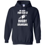 weekend forecast rugby with a chance of drinking T-Shirt