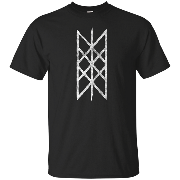 web of wyrd - white rune halftone T-Shirt