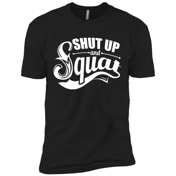 shut up and squat bodybuilding gym motivation T-Shirt