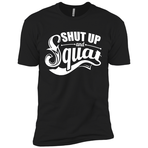 shut up and squat bodybuilding gym motivation T-Shirt