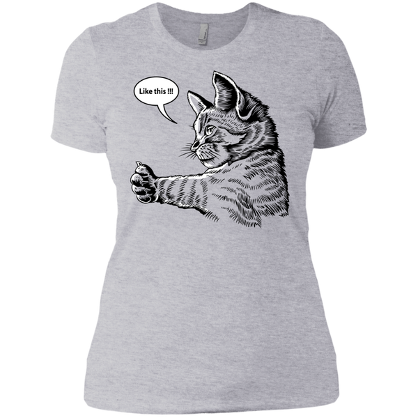 thumb up cat t- T-Shirt