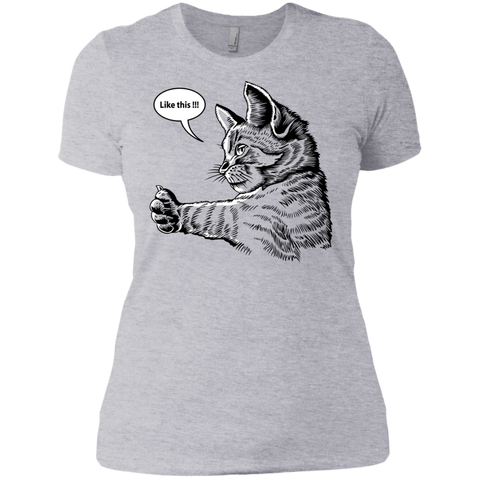thumb up cat t- T-Shirt