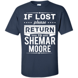 shemar moore - if lost please return to shemar moore T-Shirt