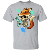 skull in fox sweatshirt T-Shirt