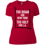 too dumb for new york too ugly for l.a. holiday sweater T-Shirt