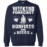 weekend forecast bonfires and beers T-Shirt