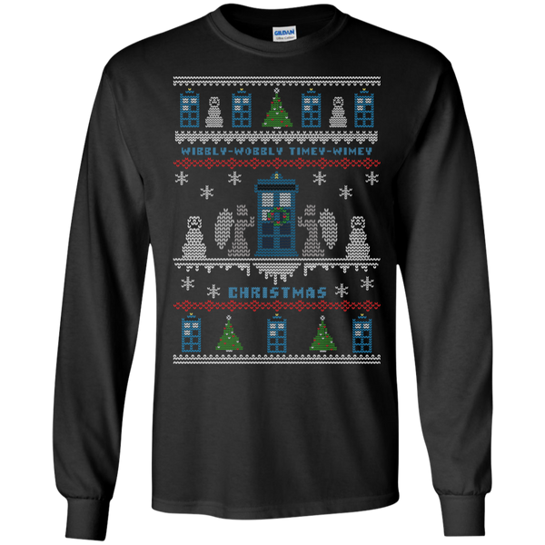 Wibbly-wobbly Timey Wimey Christmas Holiday Sweater T-Shirt