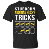 siberian husky stubborn tricks T-Shirt