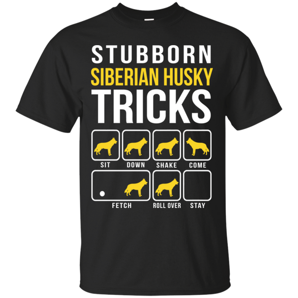 siberian husky stubborn tricks T-Shirt