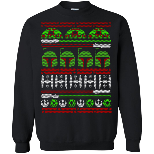 ugly christmas sweaters boba fett christmas T-Shirt