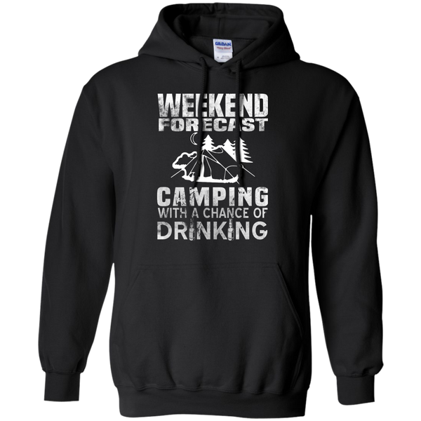 weekend forecast camping with a chance of drinking T-Shirt