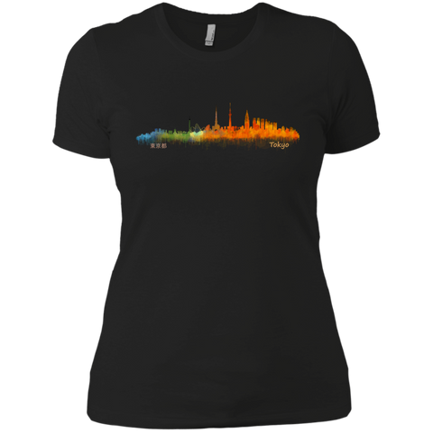 tokyo japan city skyline in watercolor art. v1 T-Shirt