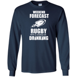 weekend forecast rugby with a chance of drinking T-Shirt