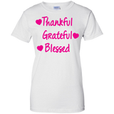 Women's Thankful Grateful Blessed Shirt Cute Shirt For Women  T-Shirt