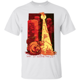 shhh let sleeping three headed dogs lie T-Shirt
