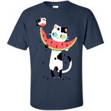 watermelon cat t- T-Shirt
