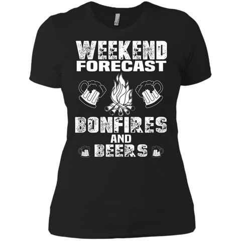 weekend forecast bonfires and beers T-Shirt