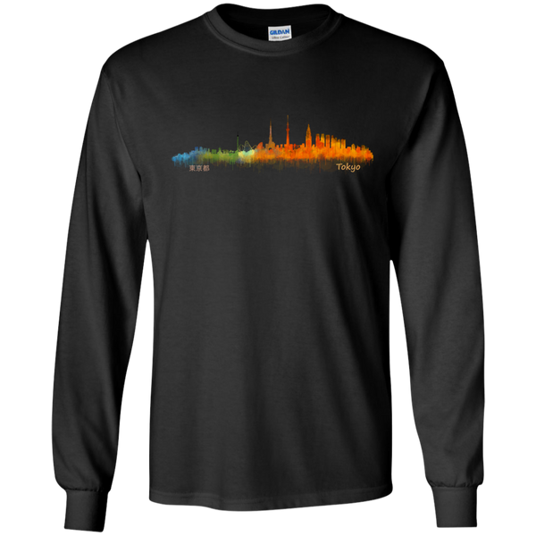 tokyo japan city skyline in watercolor art. v1 T-Shirt
