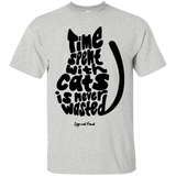 time spent with cats is never wasted sigmund freud quote T-Shirt