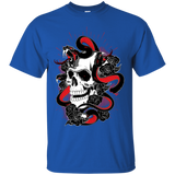 skull and snakes halloween T-Shirt