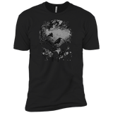 skull, trees and crow - wicked grunge design halloween T-Shirt