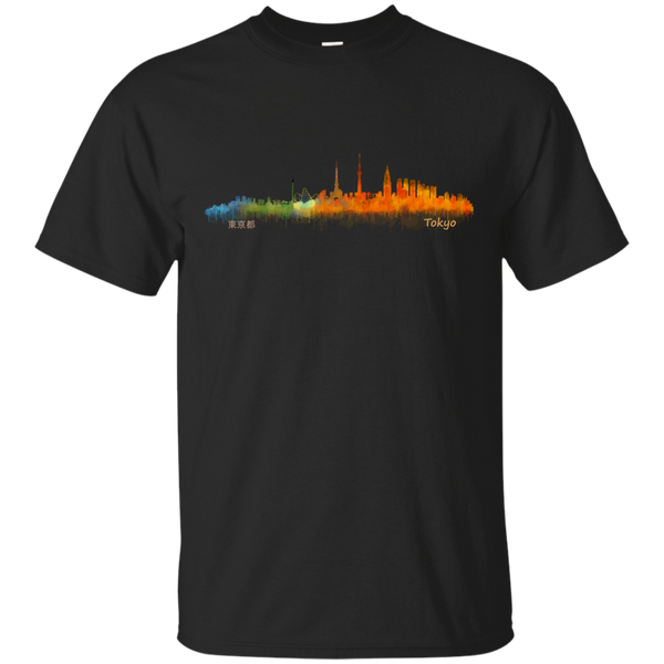 tokyo japan city skyline in watercolor art. v1 T-Shirt