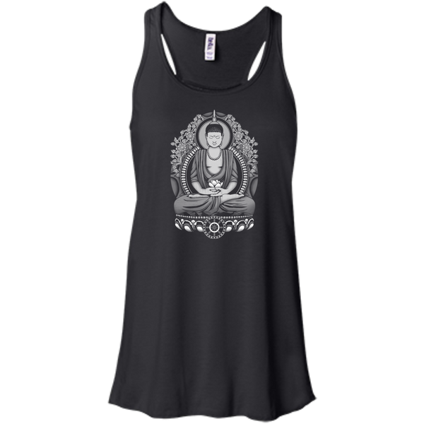 siddhartha buddha white halftone tank tops & T-Shirt