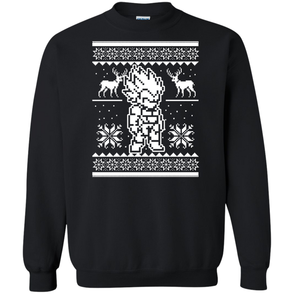 ugly christmas sweaters christmas saiyan prince ugly sweater T-Shirt