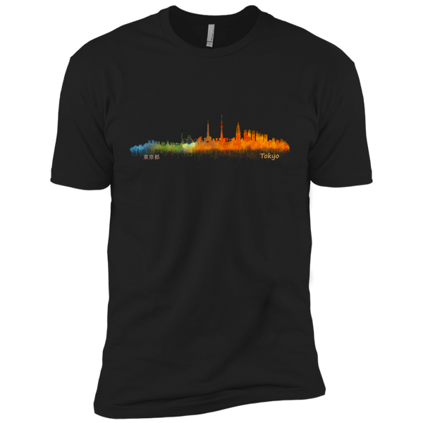 tokyo japan city skyline in watercolor art. v1 T-Shirt