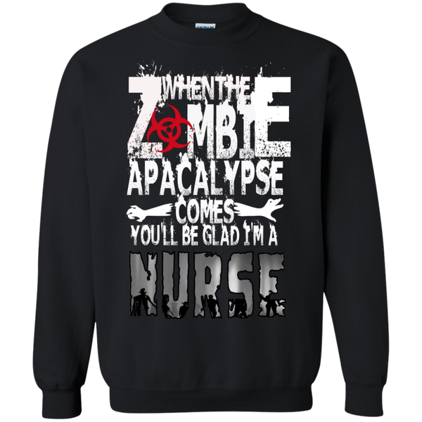 when the zomebie apacalypse comes you'll be glad i'm a nurse