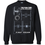 tie fighter black squadron T-Shirt