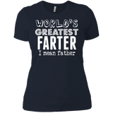 World's Greatest Farter, I Mean Father- Gift For Dad Men's T-Shirt