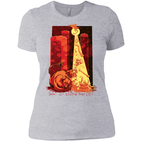 shhh let sleeping three headed dogs lie T-Shirt
