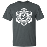 White Lotus Flower Yoga Om Tank Tops & T-Shirt