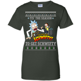 rick & morty sweater: tis the season to get schwifty sweater, T-Shirt