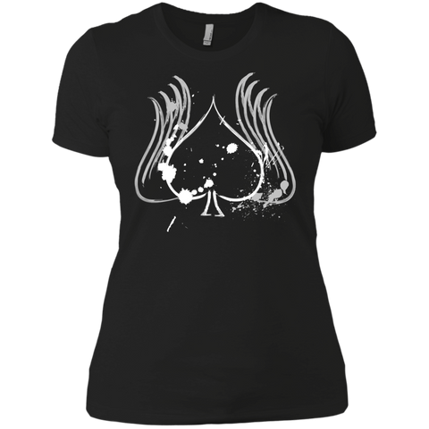 White Ace Splatter Sweatshirt T-Shirt