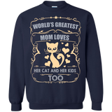 world's greatest mom loves her cat and her kids too