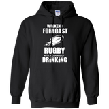weekend forecast rugby with a chance of drinking T-Shirt