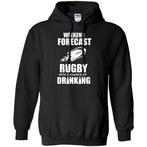 weekend forecast rugby with a chance of drinking T-Shirt