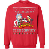 rick & morty sweater: tis the season to get schwifty sweater, T-Shirt