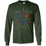 ugly red vs blue christmas sweater holiday sweater T-Shirt