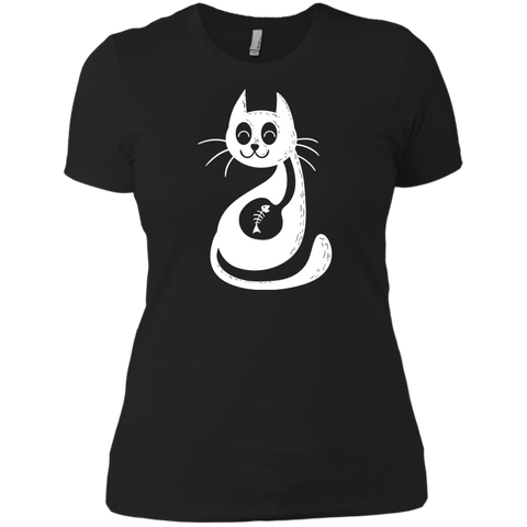 White Innocent Cat T- T-Shirt