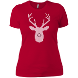White Tail Deer Buck In Knit Style Holiday Sweater T-Shirt