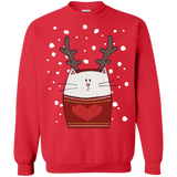 ugly christmas sweaters cat reindeer T-Shirt